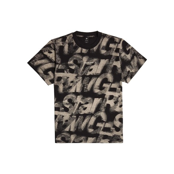 G-Star Other - G-Star Raw T-Shirt, Mens XL, G-Star Light Chalk Sprayed Letters Crewneck T-Shirt